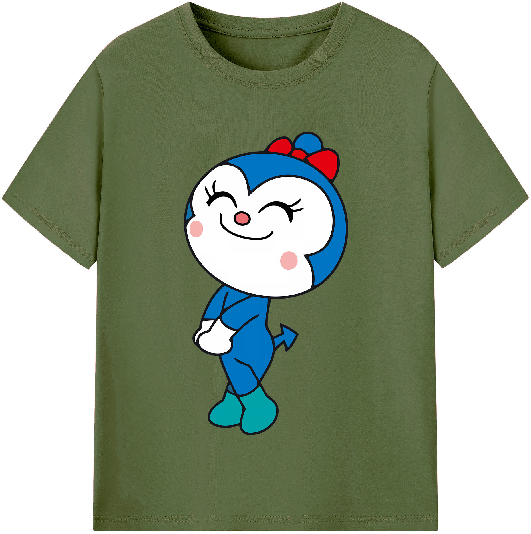 （画像用） アンパンマン Anpanman 綿100％半袖Tシャツ（フロントプリント）